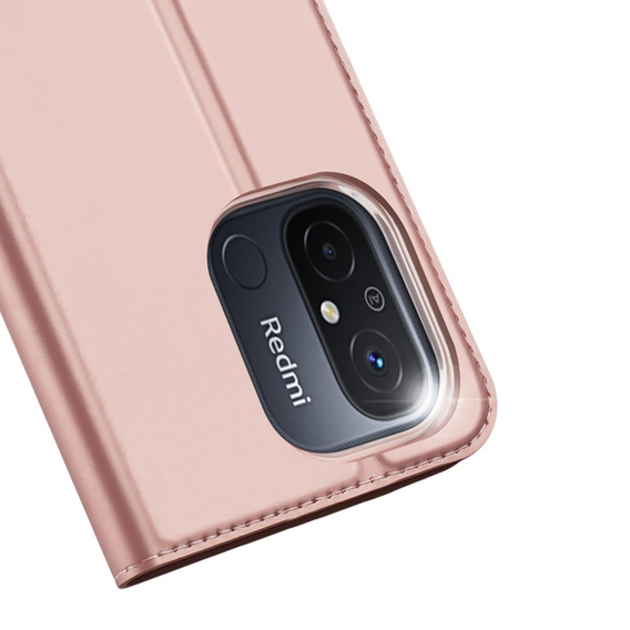 Dux Ducis Θήκη για Xiaomi Redmi 12C, Skinpro, ροζ rose gold
