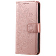 Θήκη με πτερύγιο για Xiaomi Redmi Note 13 Pro+, Mandala, ροζ rose gold