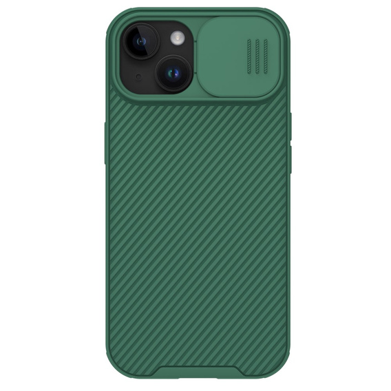 Θωρακισμένη θήκη Nillkin για iPhone 15 Plus, CamShield Pro, πράσινο