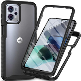 Θήκη για Motorola Moto G13 / G23 4G, Shockproof, με μεμβράνη, μαύρη