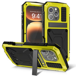 Θωρακισμένη θήκη για iPhone 16 Pro, R-JUST, κίτρινη