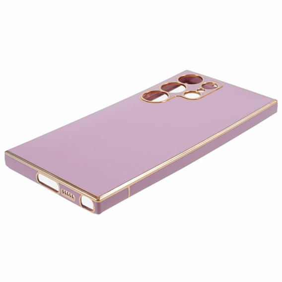 Θήκη για Samsung Galaxy S24 Ultra, Glamour CamShield, μωβ