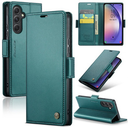 CASEME flip case για Samsung Galaxy A54 5G, Litchi Wallet, πράσινη