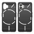 Θήκη για Nothing Phone 2, Carbon, μαύρη