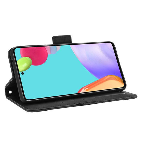Θήκη με πτερύγιο για Samsung Galaxy A52 / A52s, Card Slot, μαύρη