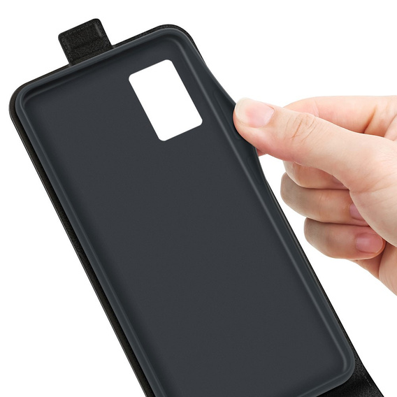 Θήκη με πτερύγιο για Motorola Edge 30 Neo 5G, Flip, μαύρη