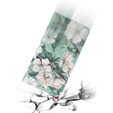 Θήκη με πτερύγιο για Infinix Hot 40i, Wallet, Flowers λευκή