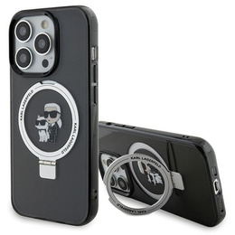 Θήκη Karl Lagerfeld Ring Stand Karl & Choupette MagSafe για iPhone 15 Pro
