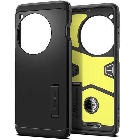 Θήκη Spigen Tough Armor για OnePlus 12 (μαύρο) – ανθεκτική προστασία με ενσωματωμένη βάση