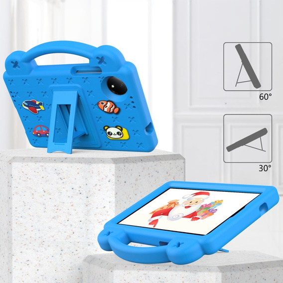 Παιδική θήκη για Xiaomi Redmi Pad SE 8.7", Cute Patterns, με βάση, μπλε