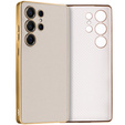 Θήκη για Samsung Galaxy S25 Ultra, GKK Leather, γκρι τιτάνιο