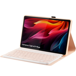Θήκη πληκτρολογίου Bluetooth για Lenovo Tab K11 Plus - ροζ