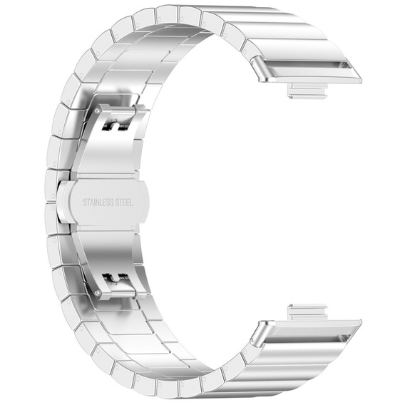 Ατσάλινο βραχιόλι για Huawei Watch Fit 4 / 4 Pro / 3, Ασημί