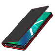 Δερμάτινη θήκη για iPhone 7/8/SE 2020/SE 2022, ERBORD Grain Leather, μαύρη