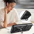 Θήκη για Motorola Moto G15 / Motorola Moto G15 Power, CamShield Slide, μαύρη