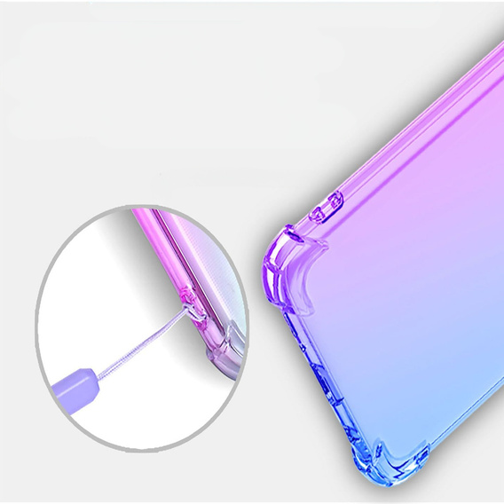 θήκη για το Motorola Edge 50 Neo, Gradient Dropproof, Μωβ / μπλε