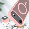 Θήκη Matt για iPhone Air, για MagSafe, ημιδιαφανές ροζ