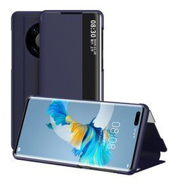 Η αναδιπλούμενη θήκη για το Huawei Mate 40 Pro, Side View, σκούρο μπλε