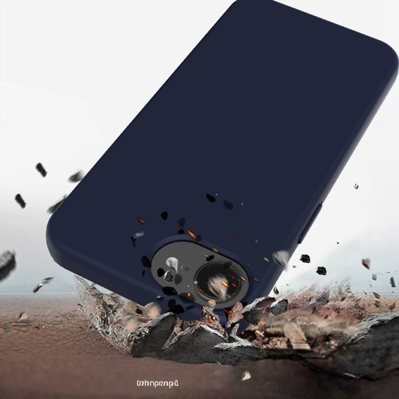 Θήκη για iPhone 16e, Silicone MagSafe, σκούρο μπλε