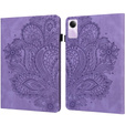 θήκη με πτερύγιο για Xiaomi Redmi Pad SE 11", flower, μωβ