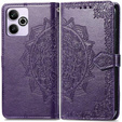 Θήκη με πτερύγιο για Xiaomi Redmi 13, Mandala, μωβ
