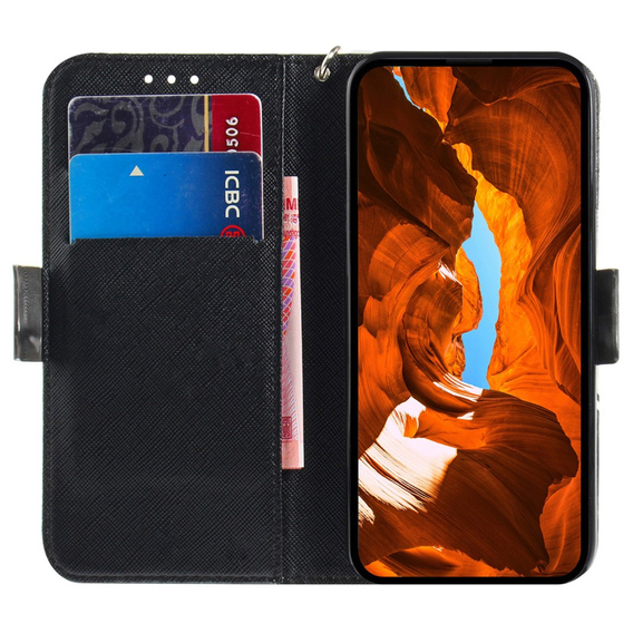 Θήκη με πτερύγιο για Oppo Reno 11F 5G, Wallet, cat