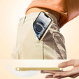 Θήκη για iPhone 16E, Electro MagSafe, χρυσή + Γυαλί για την οθόνη