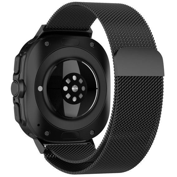 Λουράκι βραχιολιού Μιλάνο για Samsung Galaxy Watch Ultra 47mm (2025 / 2024), Μαύρο