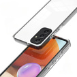 Θήκη για Samsung Galaxy M34 5G, Fusion Hybrid, με προστασία κάμερας, διαφανής / μαύρη