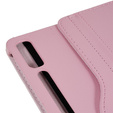 Θήκη για Lenovo Tab P11 Pro Gen 2 TB132FU TB132XU 11.2" TB330FU 10.95", Περιστρεφόμενη 360, ροζ