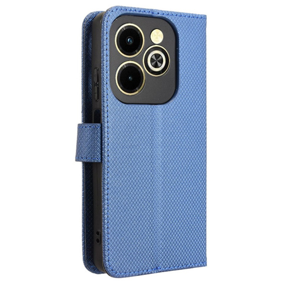 Θήκη με πτερύγιο για Infinix Hot 40i, Wallet Smart Magnet, μπλε