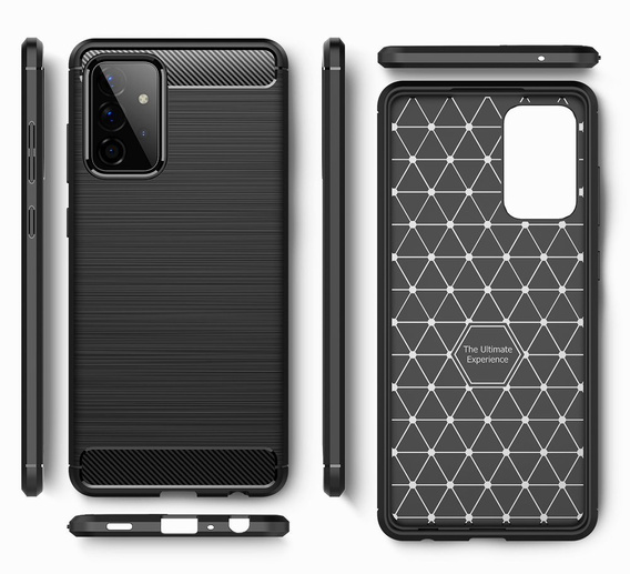 Θήκη για Samsung Galaxy A53 5G, Carbon, μαύρη
