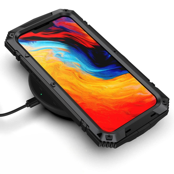 Θωρακισμένη θήκη για iPhone 14, R-JUST, μαύρη