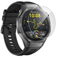 2x ERBORD μετριασμένο γυαλί για Huawei Watch GT 5 Pro 46mm, με πλαίσιο τοποθέτησης