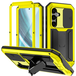 Θωρακισμένη θήκη για Samsung Galaxy S25+ Plus, R-JUST, κίτρινη