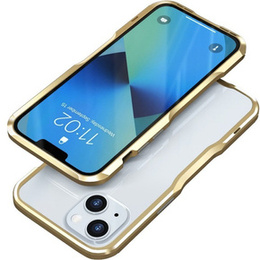 Θήκη LUPHIE για iPhone 13, Armor Bumper, χρυσή