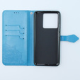Θήκη με πτερύγιο για Xiaomi 13T / 13T Pro, Mandala, μπλε
