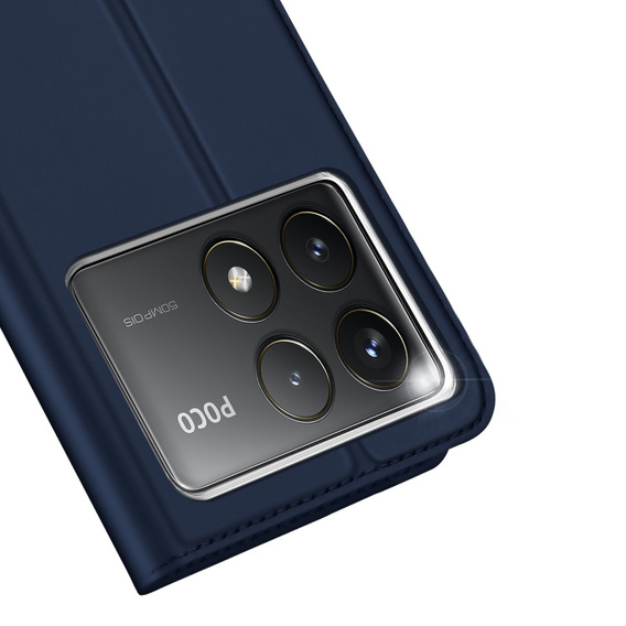 Dux Ducis Θήκη για Xiaomi Poco F6 Pro, Skinpro, σκούρο μπλε