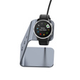 Σταθμός σύνδεσης USB αλουμινίου για Garmin Fenix 7/7S/7X/6/6X/6S, γκρι