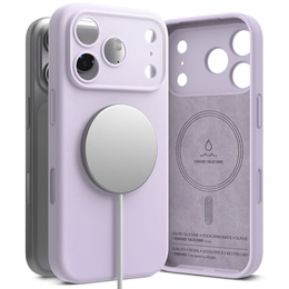 Θήκη Ringke για iPhone 17 Pro Max, μαγνητική θήκη σιλικόνης MagSafe, ανοιχτό μοβ
