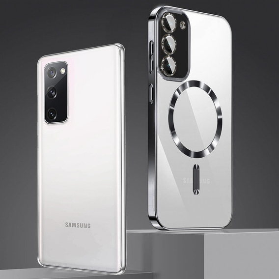 Θήκη για Samsung Galaxy S20 FE, Electro MagSafe, μαύρη + Γυαλί για την οθόνη