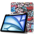 Θήκη για Apple iPad Air 11" 6 gen. 2024 (A2902, Smartcase, graffiti