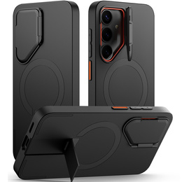 Θήκη για Samsung Galaxy S25, Suritch Shockproof, για MagSafe, μαύρη