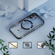 Θήκη για iPhone 16, Electro MagSafe, μαύρη + Γυαλί για την οθόνη