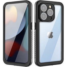 Αδιάβροχη θήκη IP68 για το iPhone 15 Pro, μαύρη