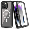 Αδιάβροχη θήκη για iPhone 14 Pro Max, Redpepper, για MagSafe, μαύρη
