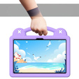 Παιδική θήκη για Lenovo Tab TB311FU, Cute Patterns, με βάση, μωβ