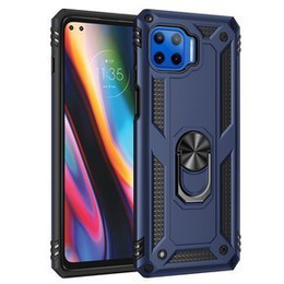θωρακισμένη θήκη για Motorola Moto G 5G Plus, Nox Case Ring, μπλε