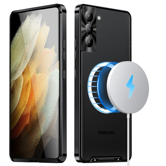 θήκη προστασίας κάμερας για το Samsung Galaxy S21 FE 5G, CamShield MagSafe, διαφανής / μαύρη