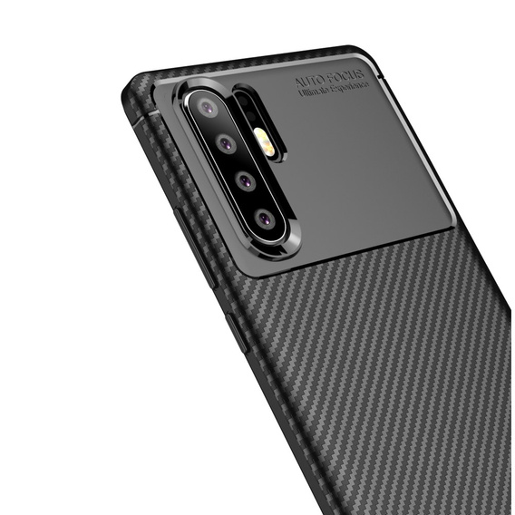 Θήκη για Huawei P30 Pro, Carbon Gel, μαύρη